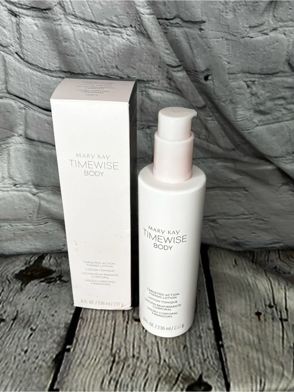 NIB Mary Kay Timewise Body Targeted Action Toning Lotion Full Size 8 fl oz NIP